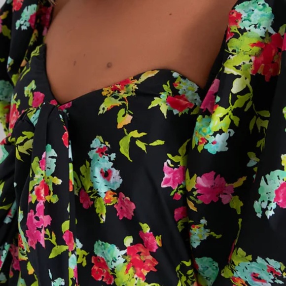 Caroline Constas Reyna Floral Off-Shoulder Maxi Dress - Picture 5 of 8